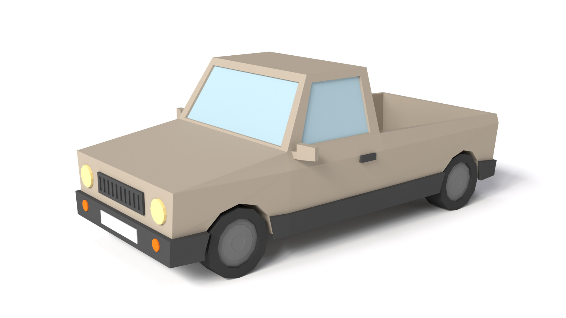Low Poly City Cars 3D Models