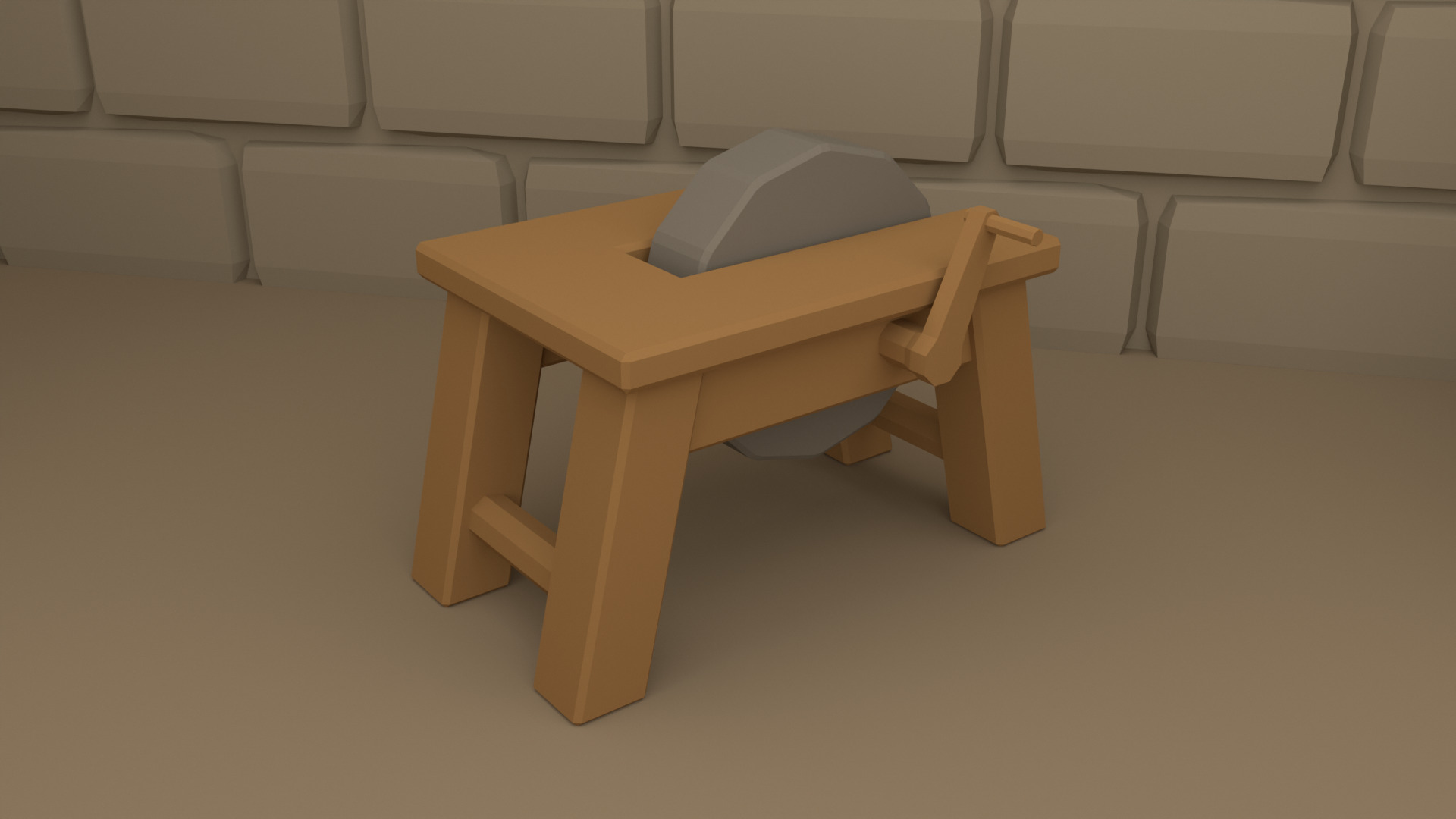 Low Poly Blacksmith Props 3D Models